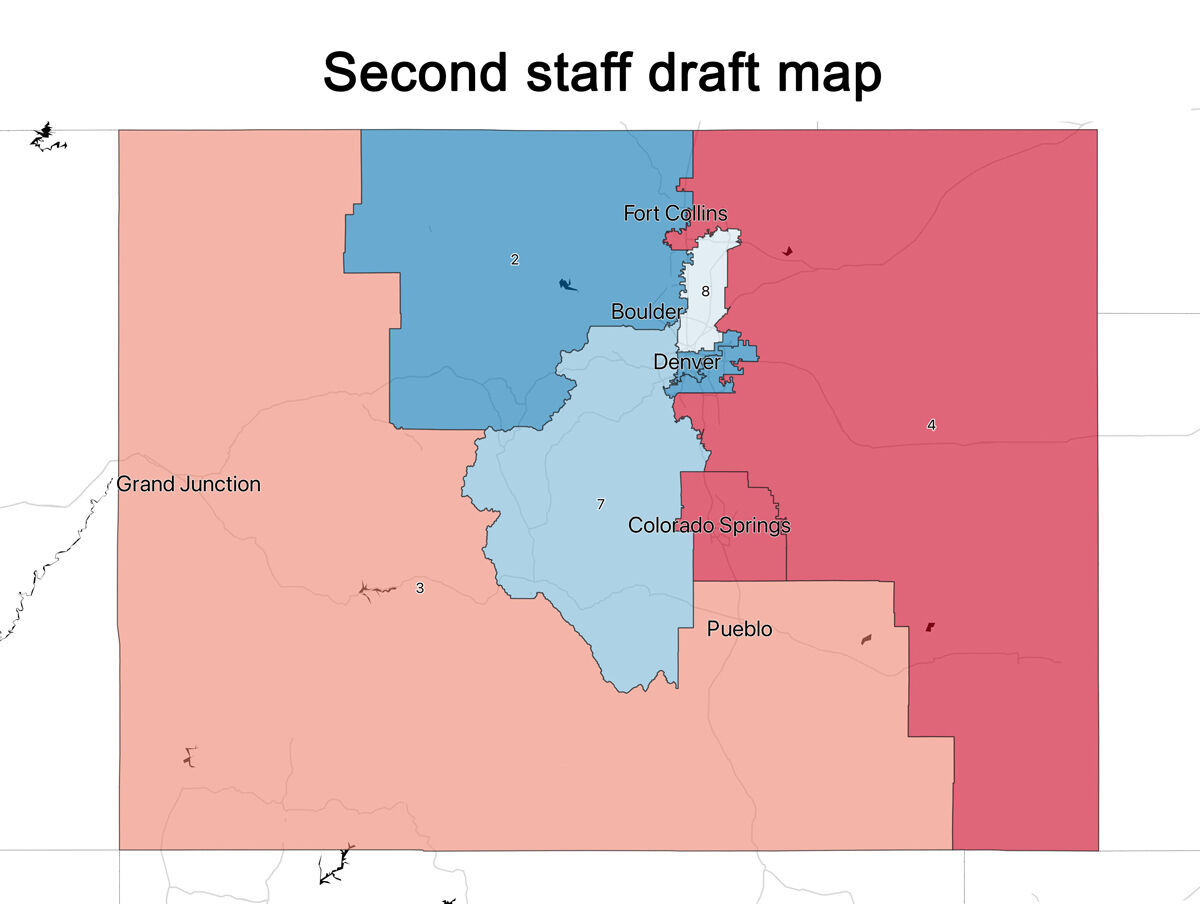 Second staff draft map